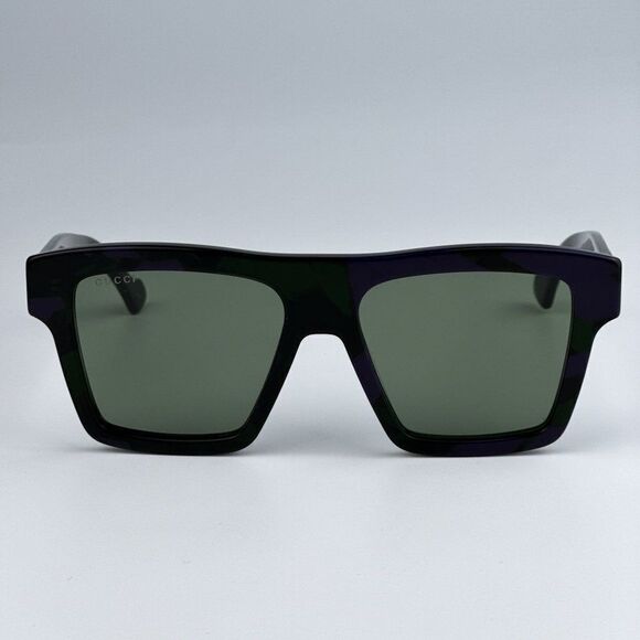 NEW Gucci GG0962S 014 Havana Green Square Unisex Sunglasses GG 0926S